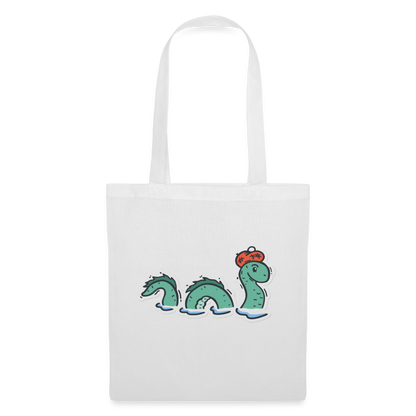 Tote Bag | Nessie the Loch Ness Monster - white