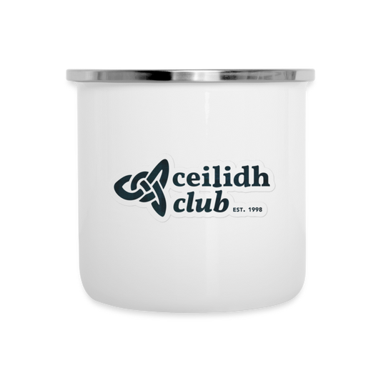 Enamel Mug | Ceilidh Club - white