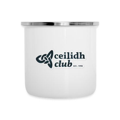 Enamel Mug | Ceilidh Club - white