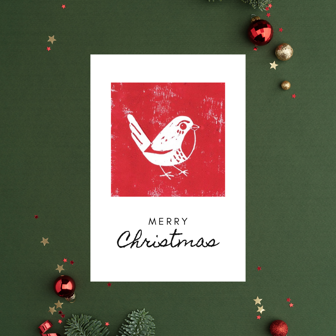 Red Robin/ Highland Coo Christmas Cards - Mixed pack of 10