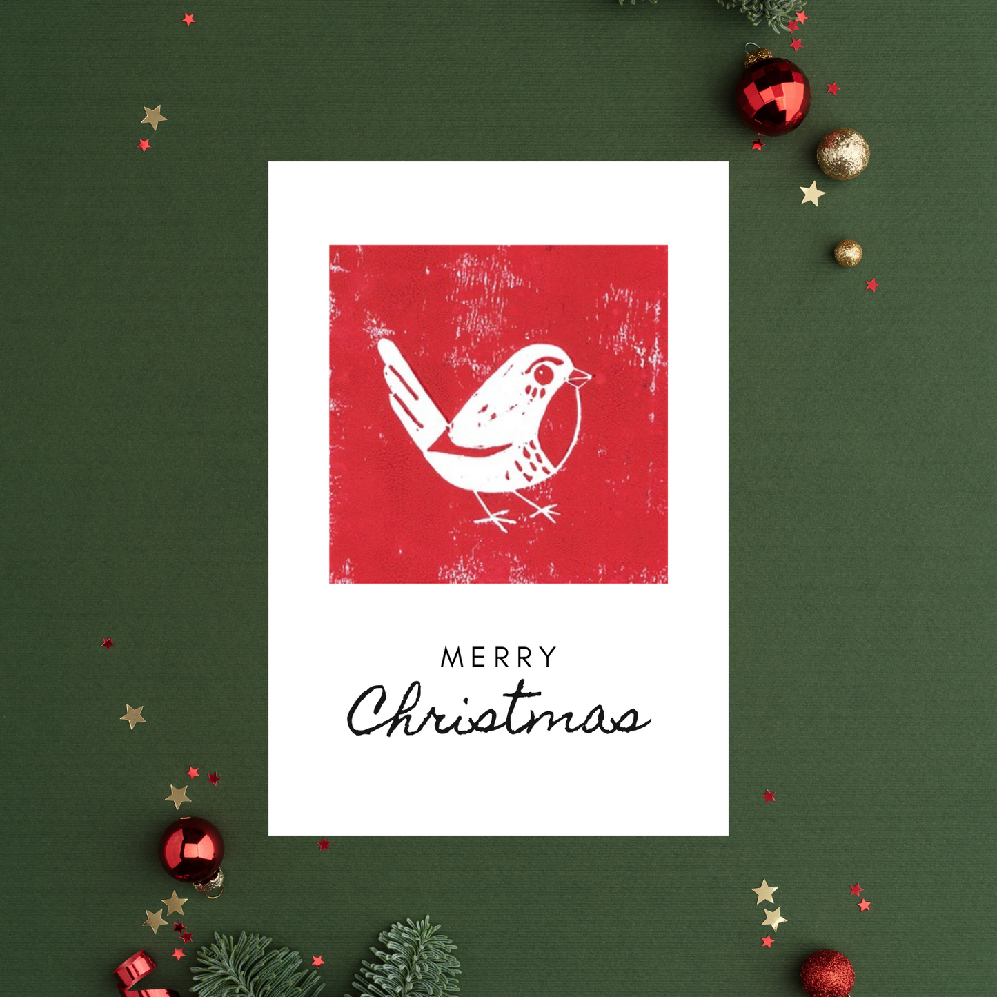 Red Robin/ Highland Coo Christmas Cards - Mixed pack of 10