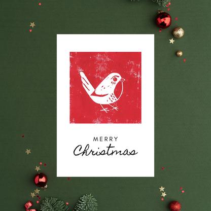 Red Robin/ Highland Coo Christmas Cards - Mixed pack of 10
