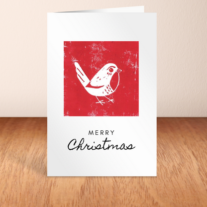 Red Robin Christmas Card