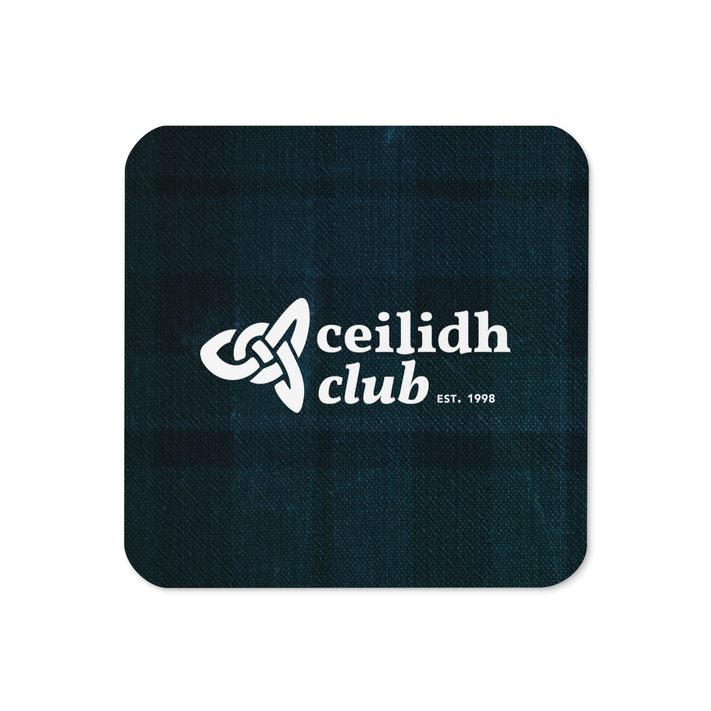 Cork-back coaster | Ceilidh Club