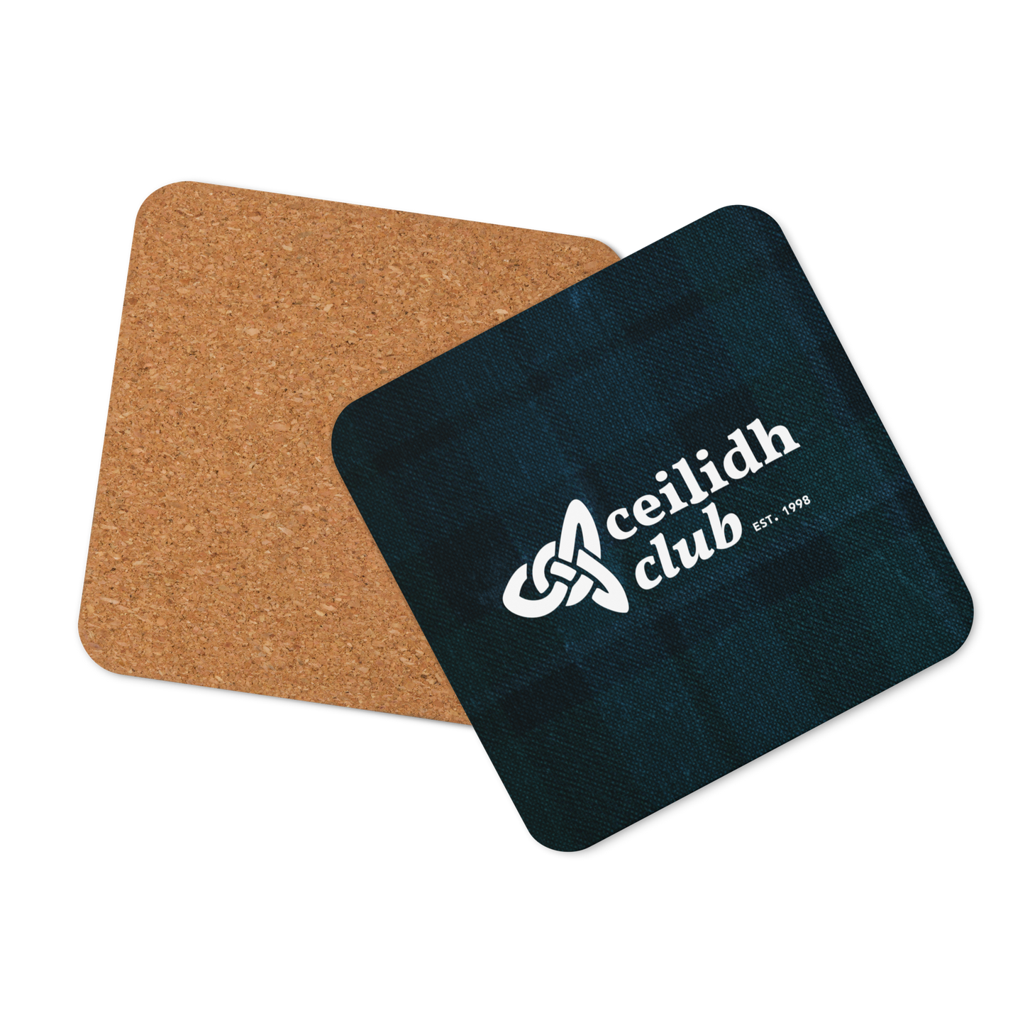 Cork-back coaster | Ceilidh Club