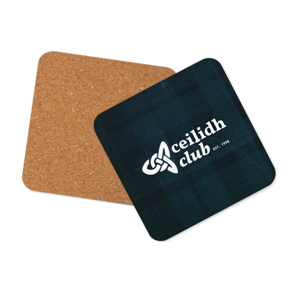 Cork-back coaster | Ceilidh Club