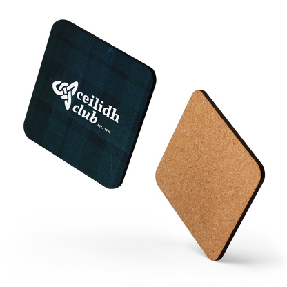 Cork-back coaster | Ceilidh Club