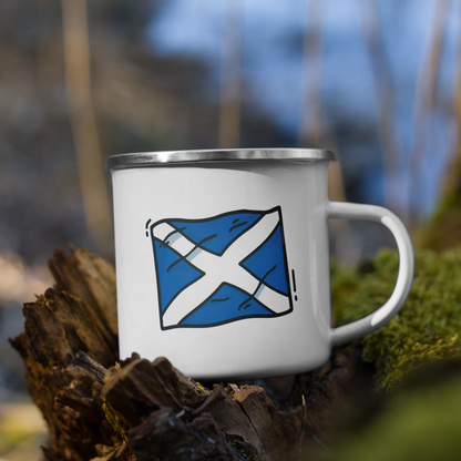 Enamel Mug | Scottish Saltire