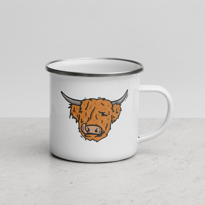 Enamel Mug | Hector the Highland Coo