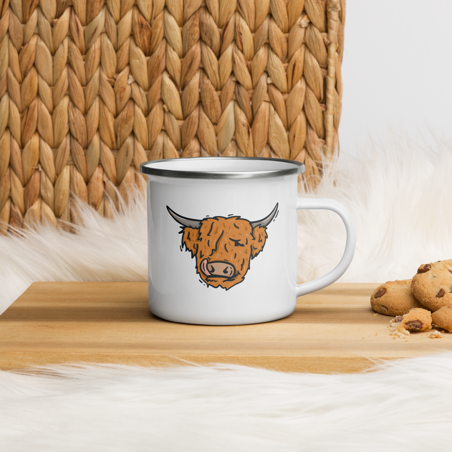 Enamel Mug | Hector the Highland Coo