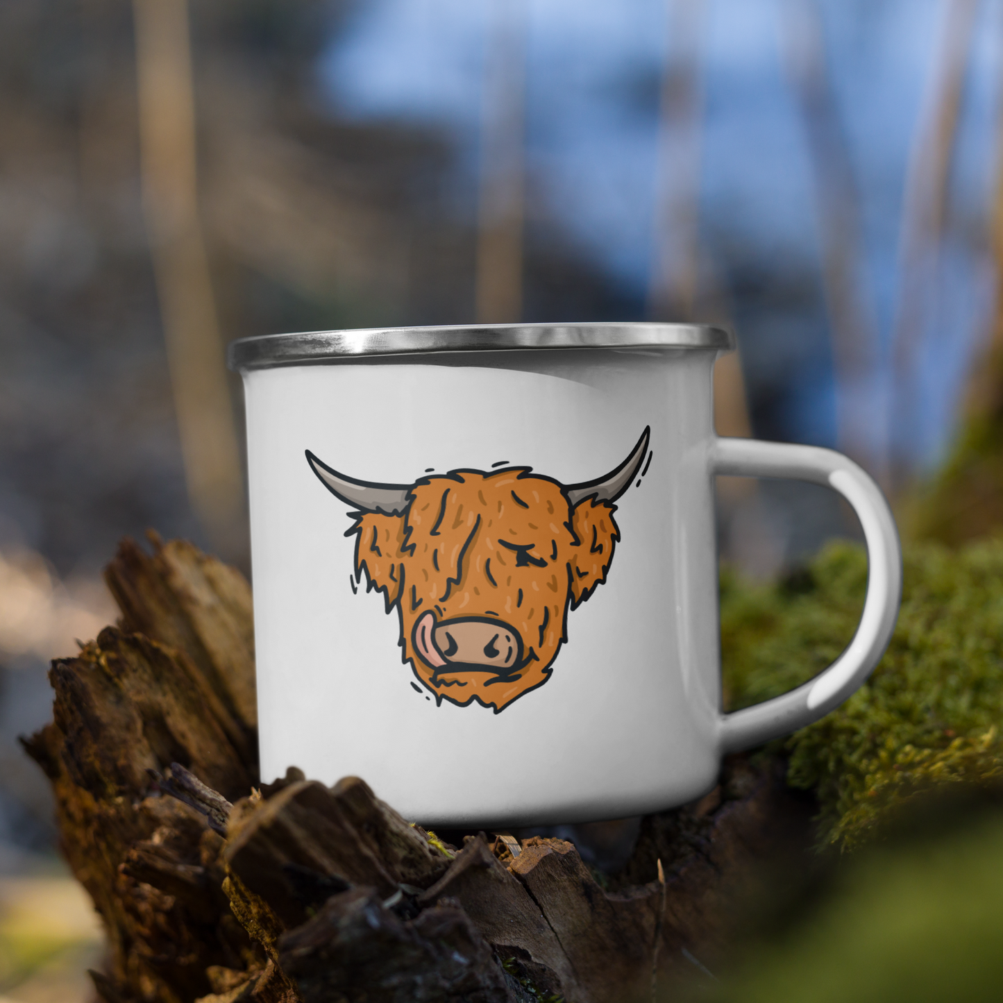 Enamel Mug | Hector the Highland Coo