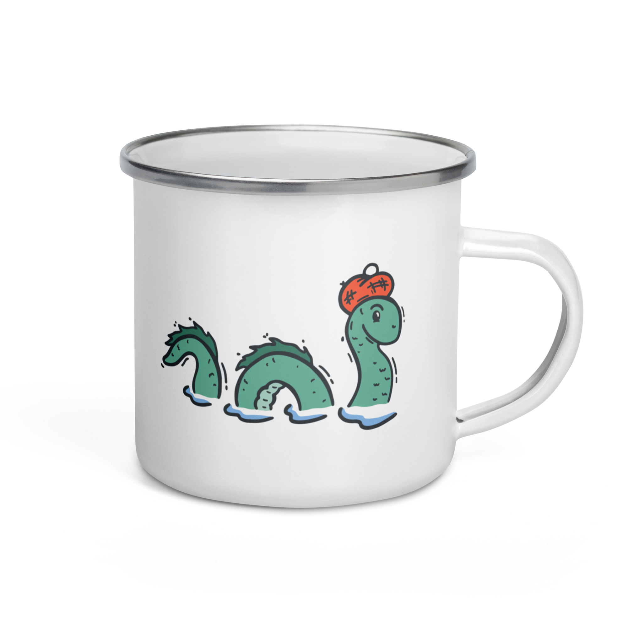 Enamel Mug | Nessie the Loch Ness Monster