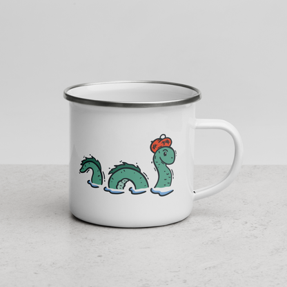 Enamel Mug | Nessie the Loch Ness Monster