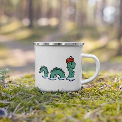 Enamel Mug | Nessie the Loch Ness Monster