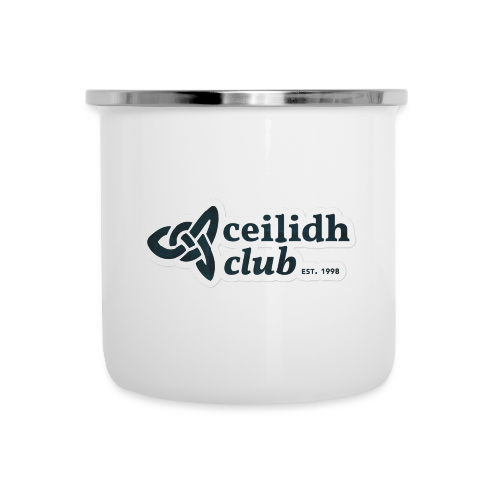 Enamel Mug | Ceilidh Club - white