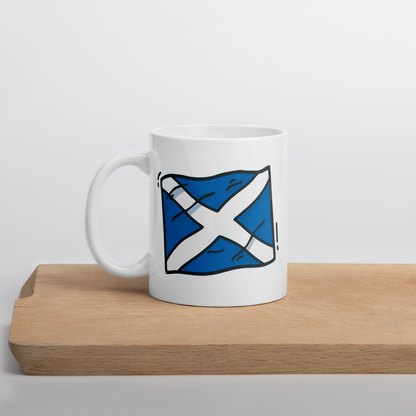 Glossy Mug | Scottish Saltire