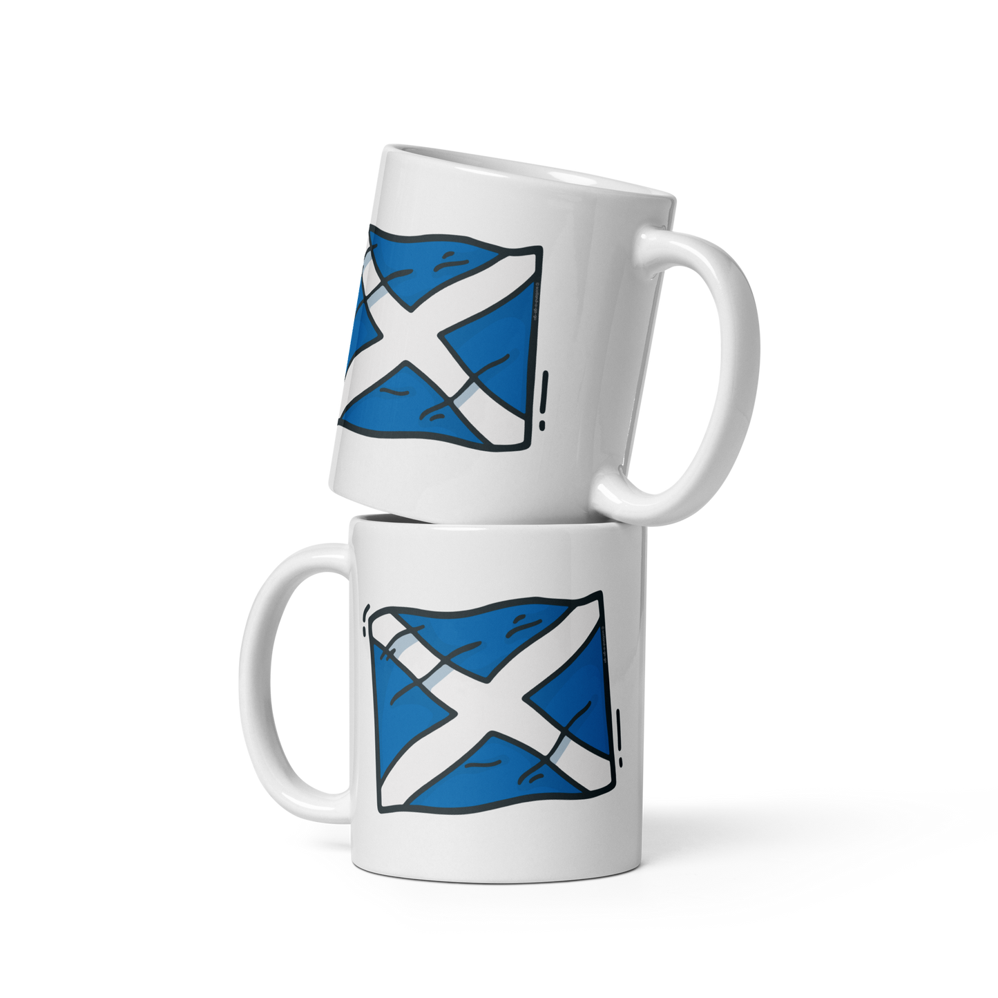 Glossy Mug | Scottish Saltire