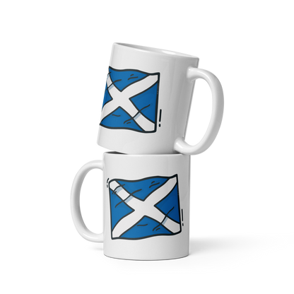 Glossy Mug | Scottish Saltire