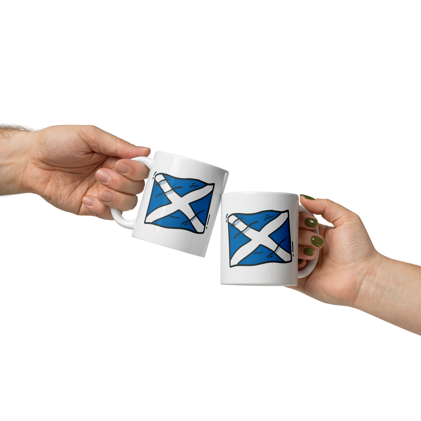 Glossy Mug | Scottish Saltire