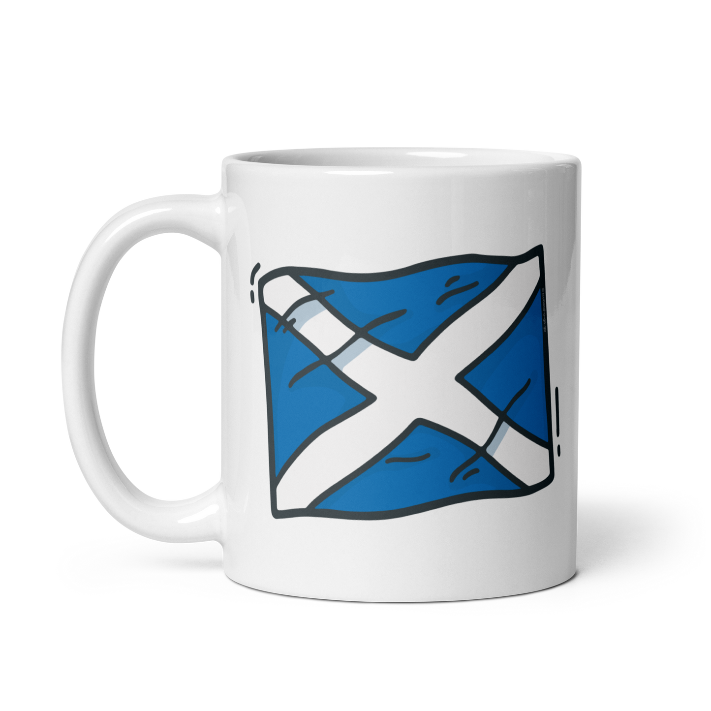 Glossy Mug | Scottish Saltire