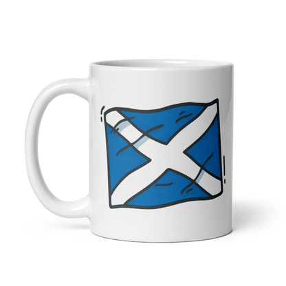 Glossy Mug | Scottish Saltire