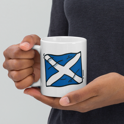 Glossy Mug | Scottish Saltire