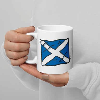 Glossy Mug | Scottish Saltire