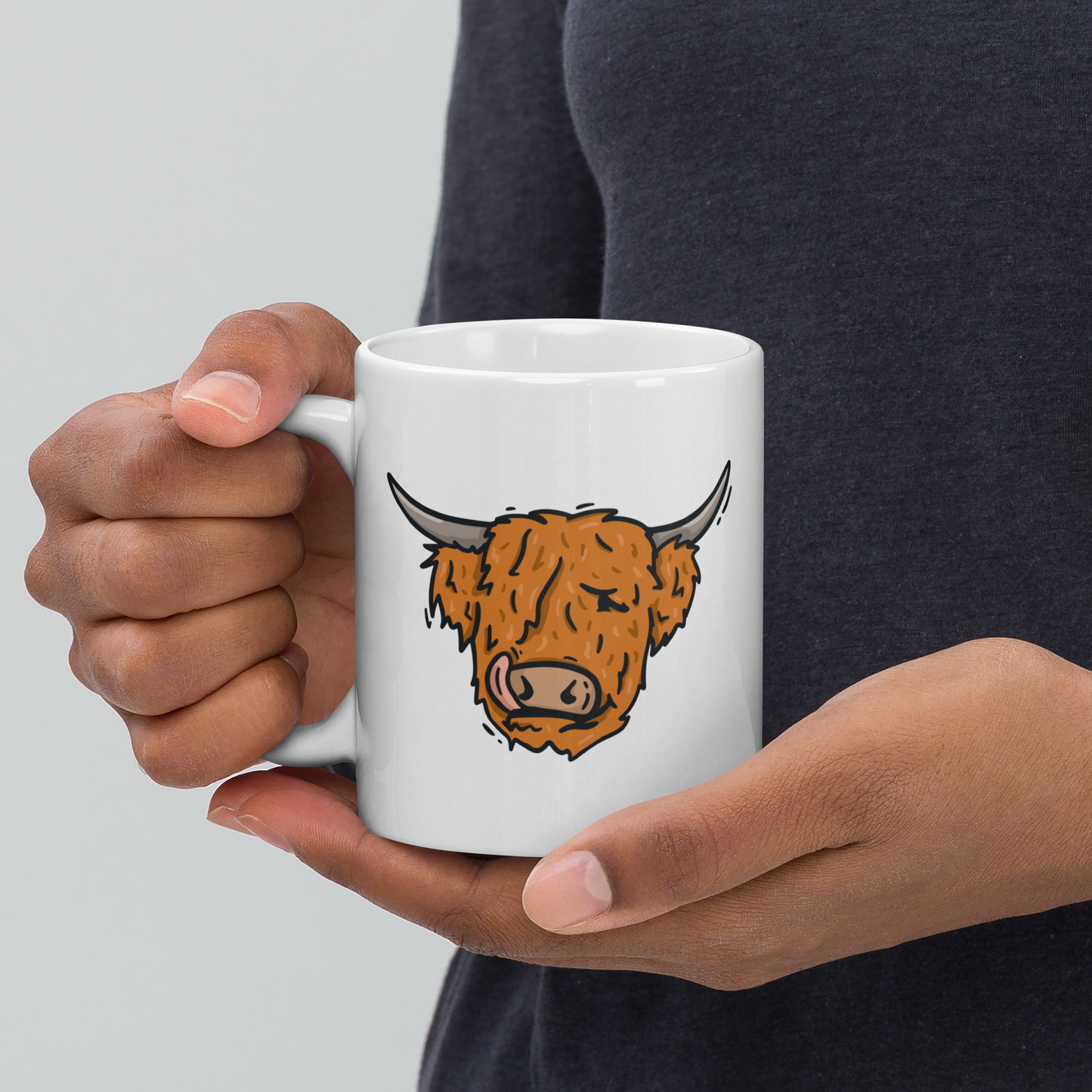 Glossy Mug | Hector the Highland Coo