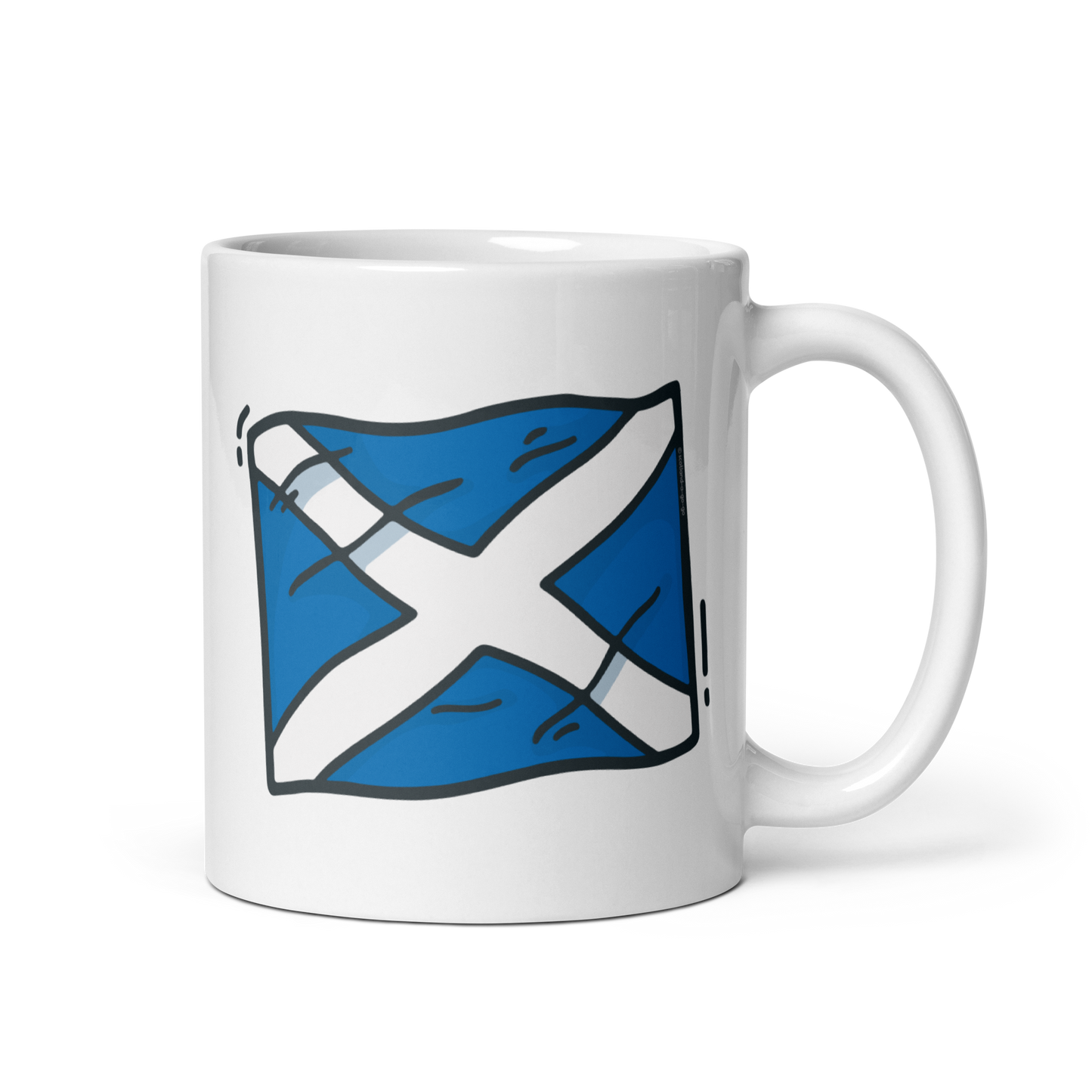 Glossy Mug | Scottish Saltire