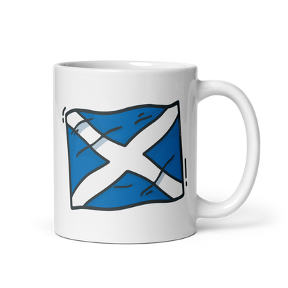 Glossy Mug | Scottish Saltire