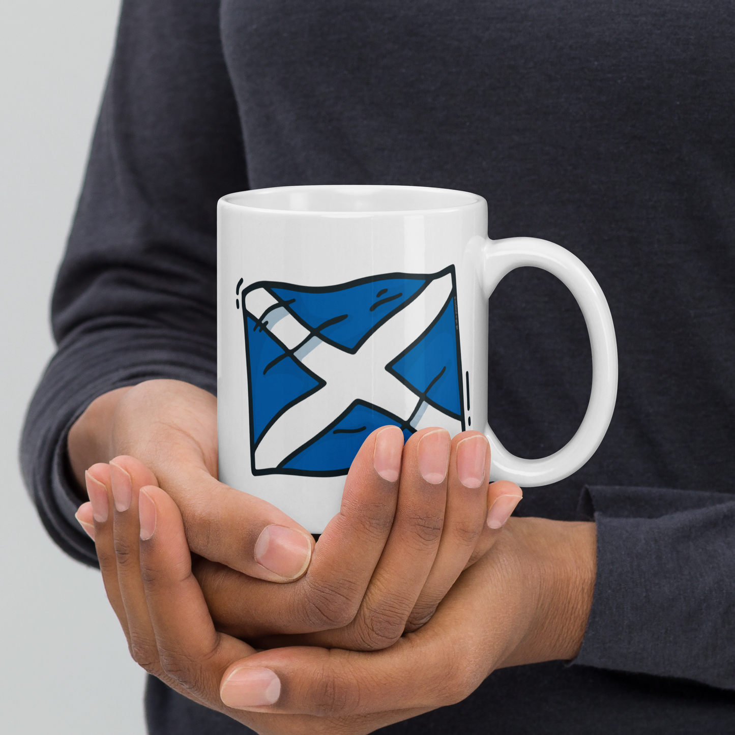 Glossy Mug | Scottish Saltire