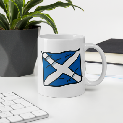 Glossy Mug | Scottish Saltire